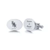 Silver Personalised Cufflinks