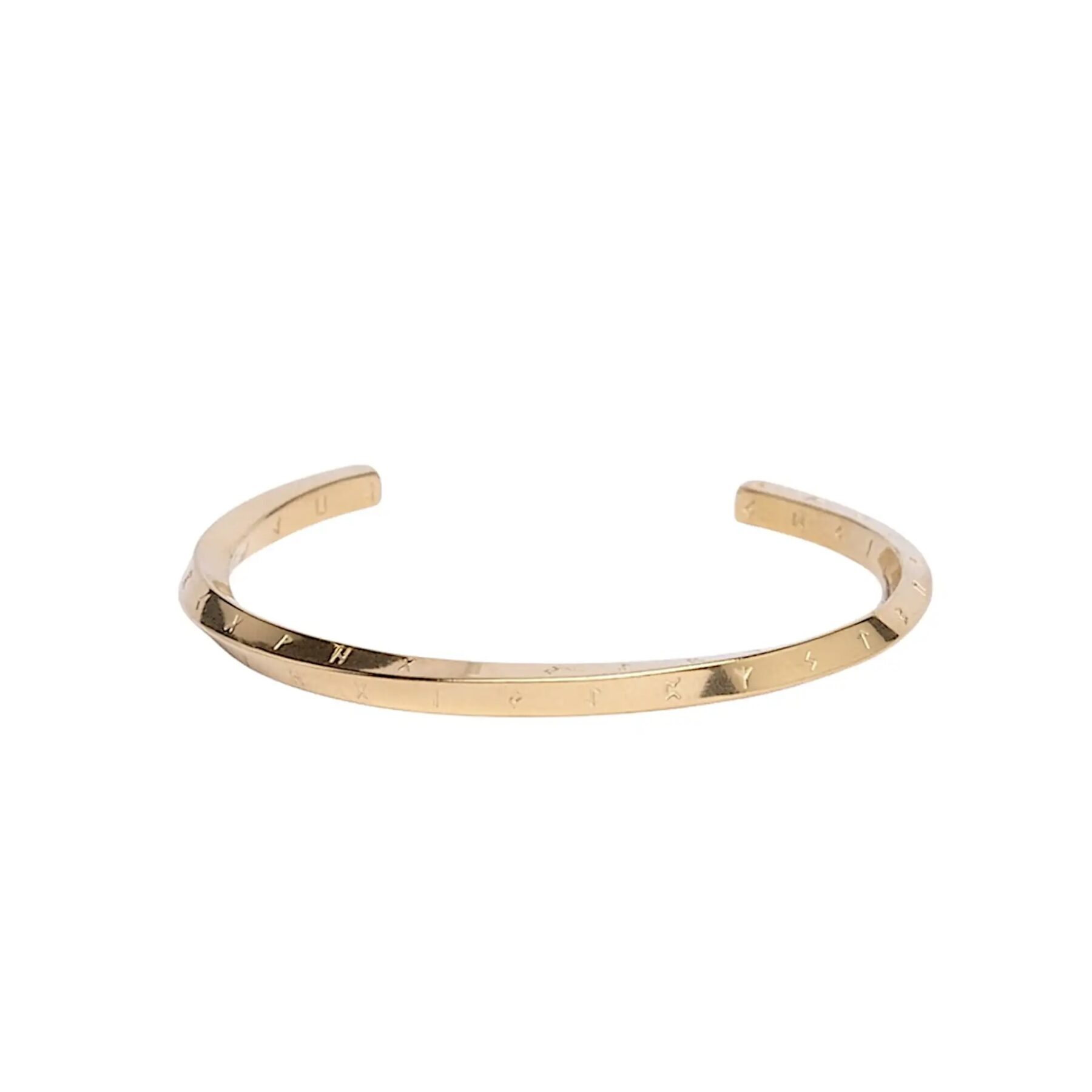Gold Nordic bangle