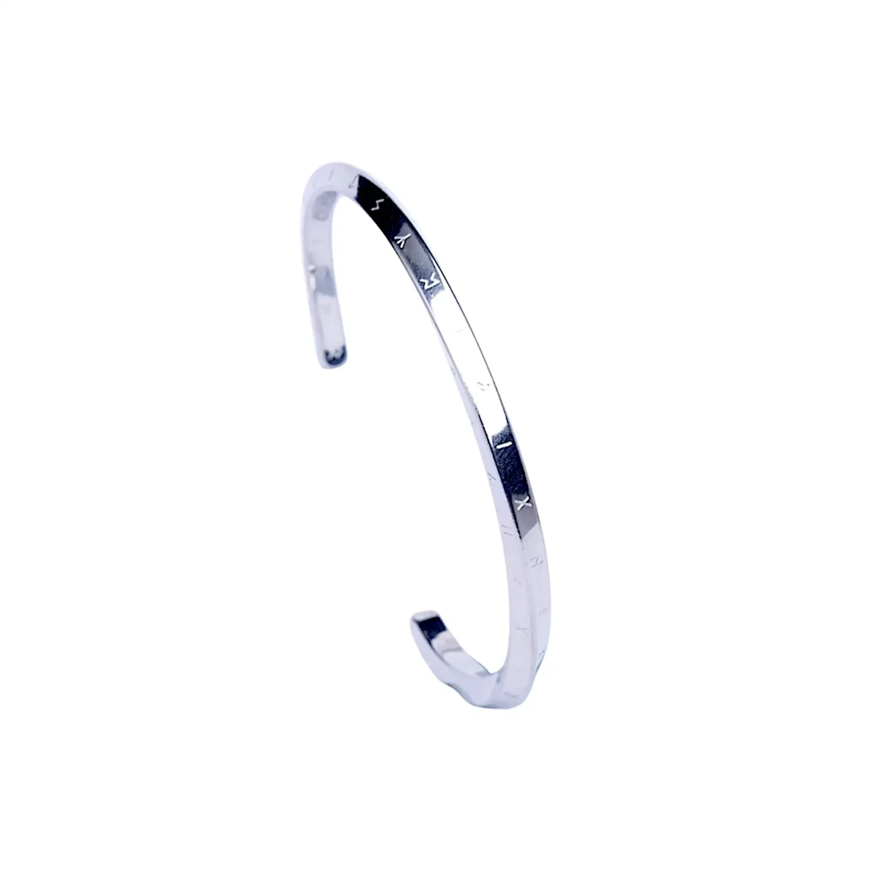 Men’s silver Viking bangle