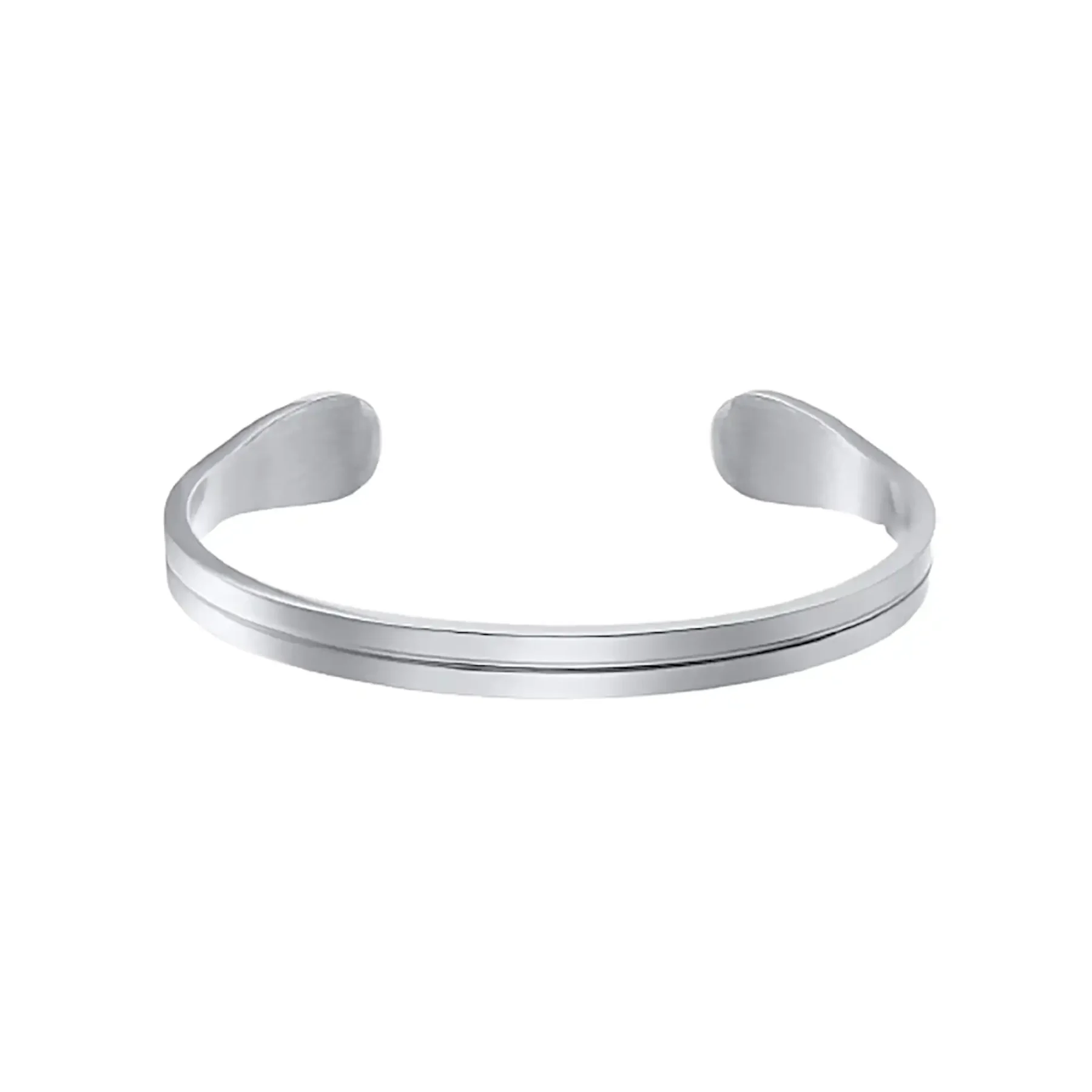 silver bangle for men