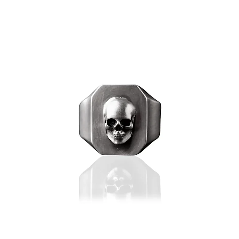 Silver Skull Ring