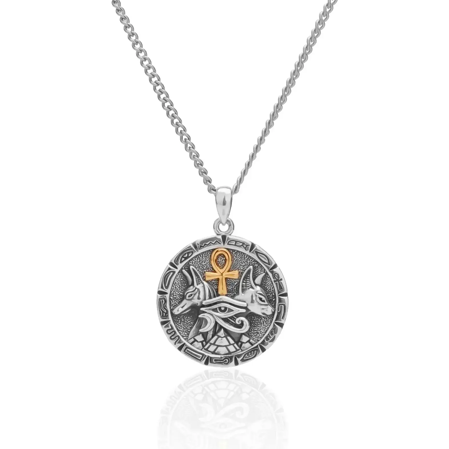 Silver Sphinx necklace pendant