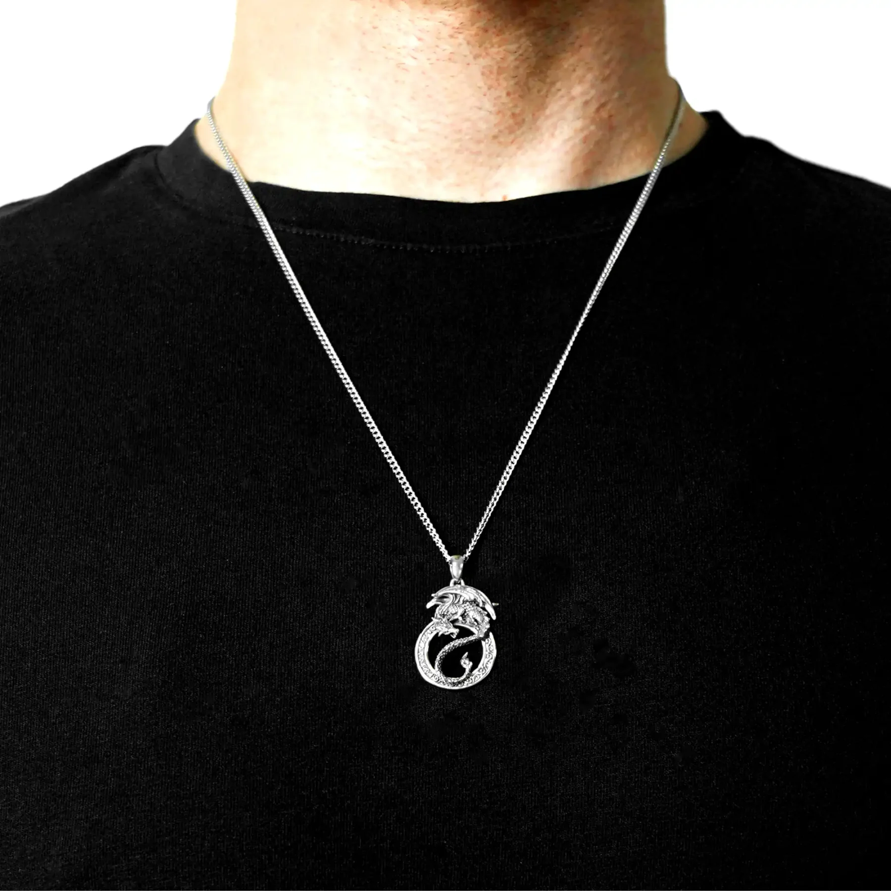 Dragon Yin Yang Necklace