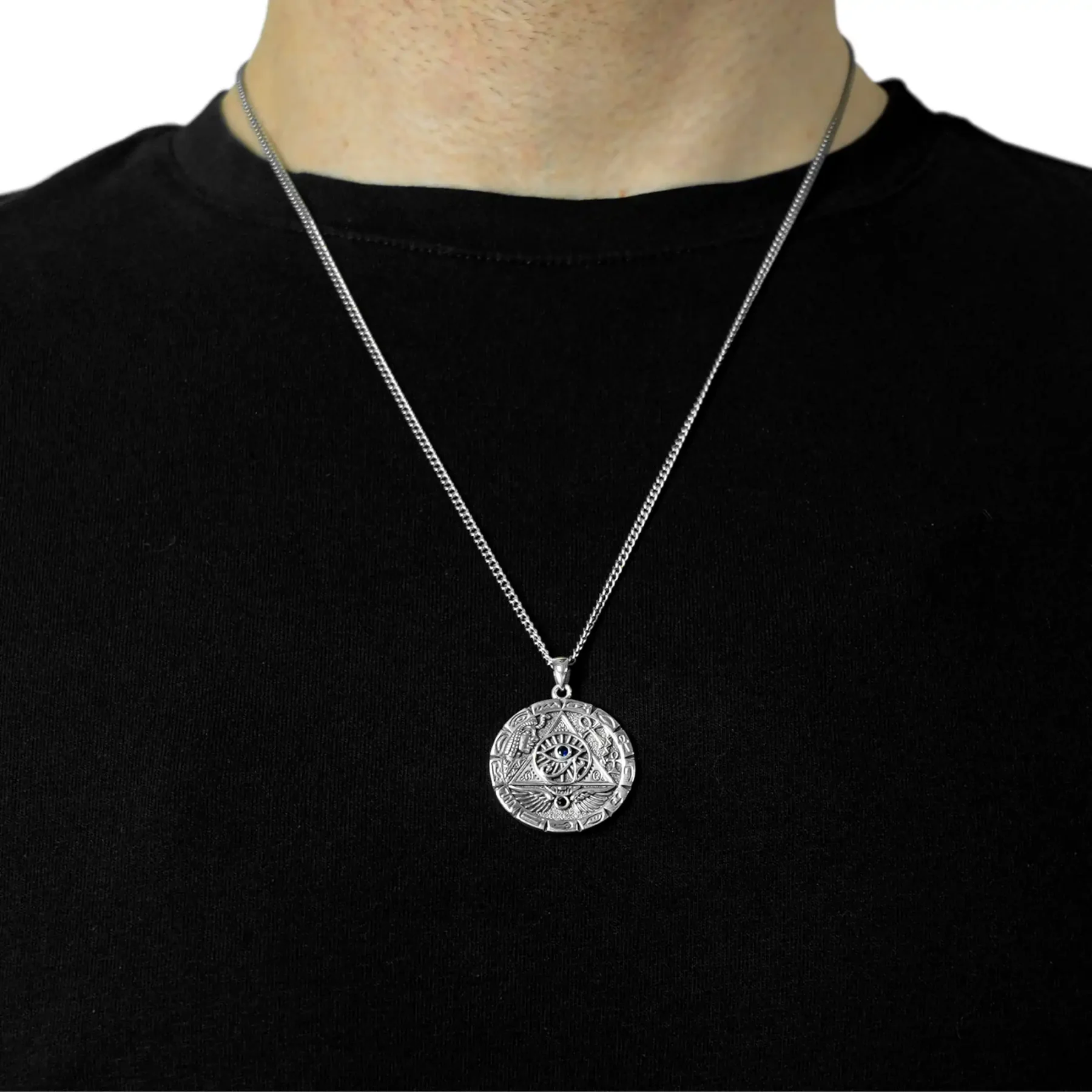 Eye Of Horus Pyramid Pendant