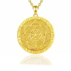 Gold 7 Archangel Pendant