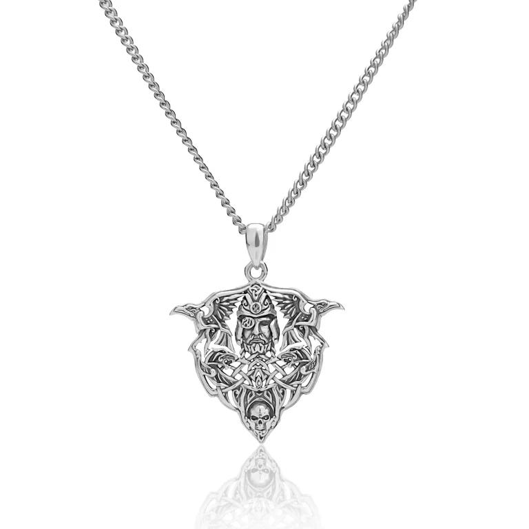 silver Odin necklace