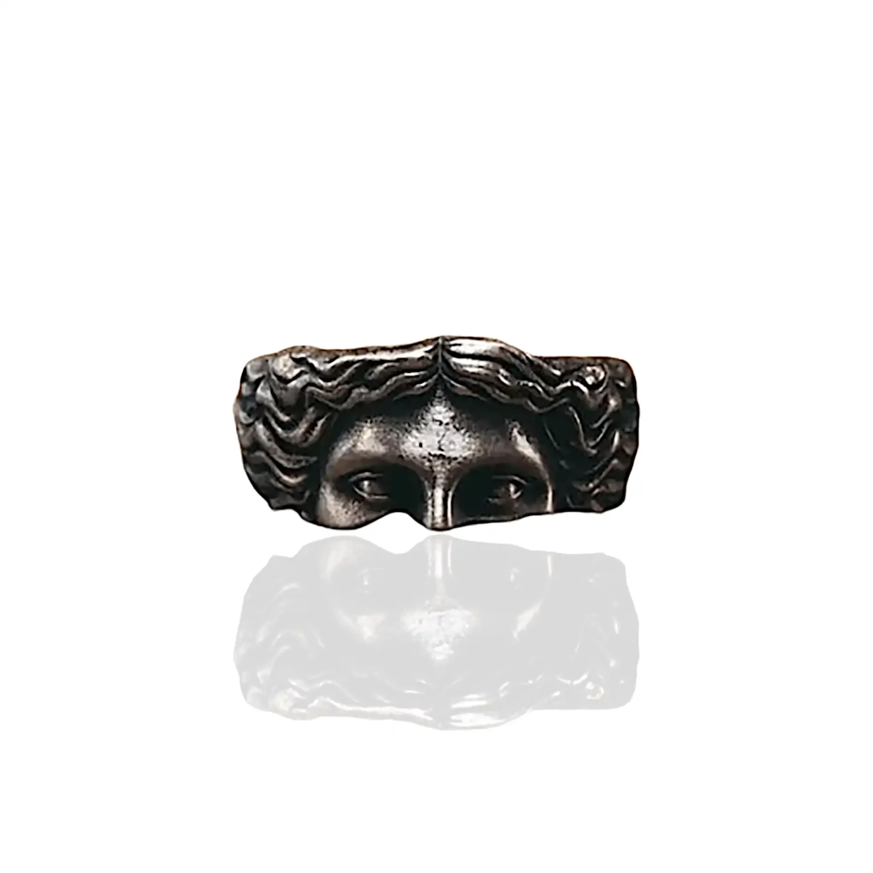 Silver Jesus Ring