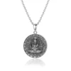 Warrior St Michael Medal Necklace