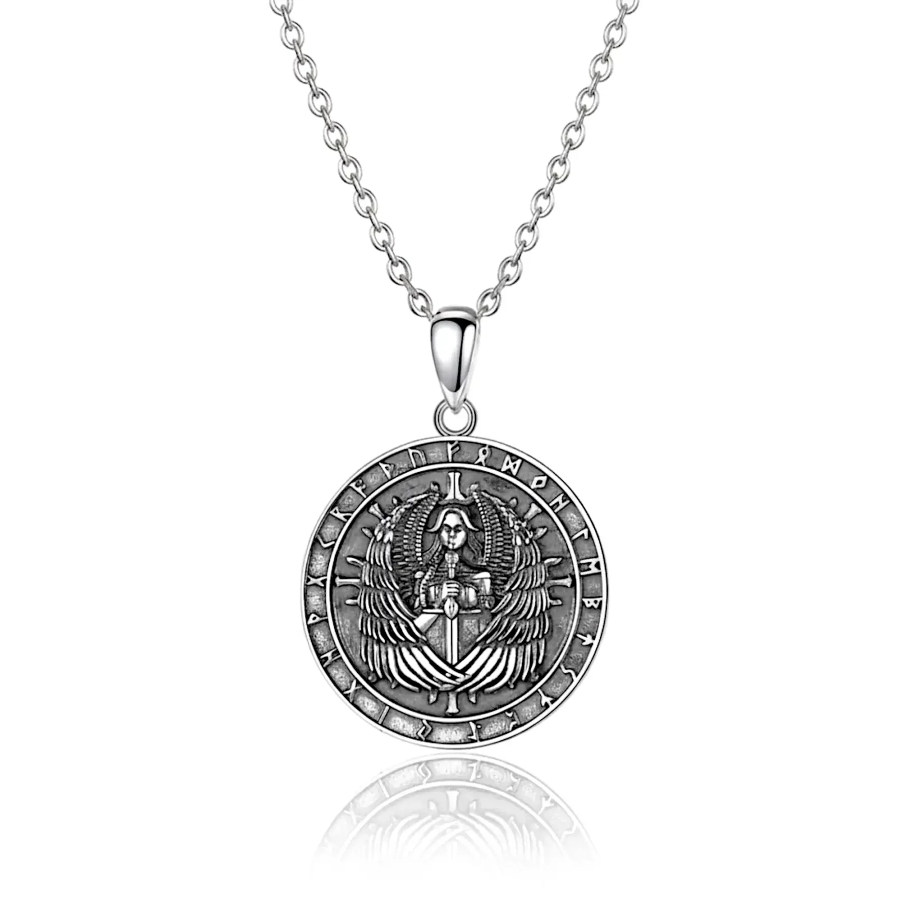 Warrior St Michael Medal Necklace