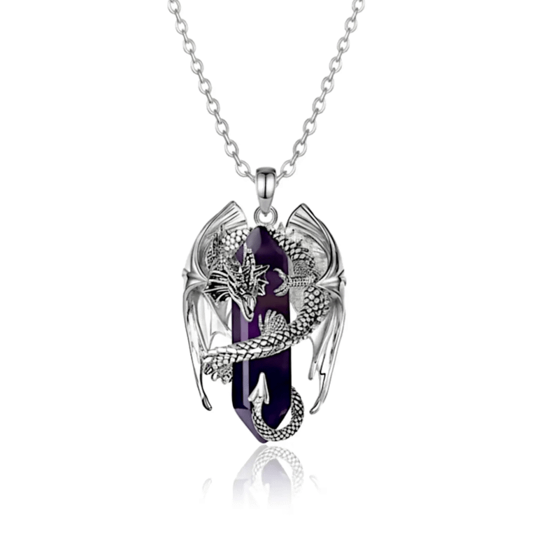 ameythyst dragon pendant