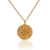 Gold 7 Archangel Pendant