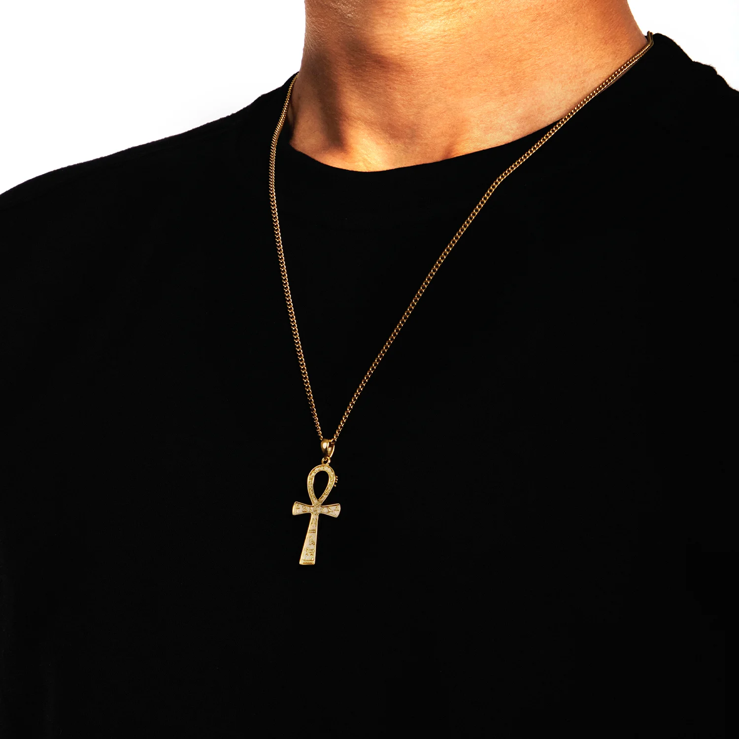 gold ankh necklace