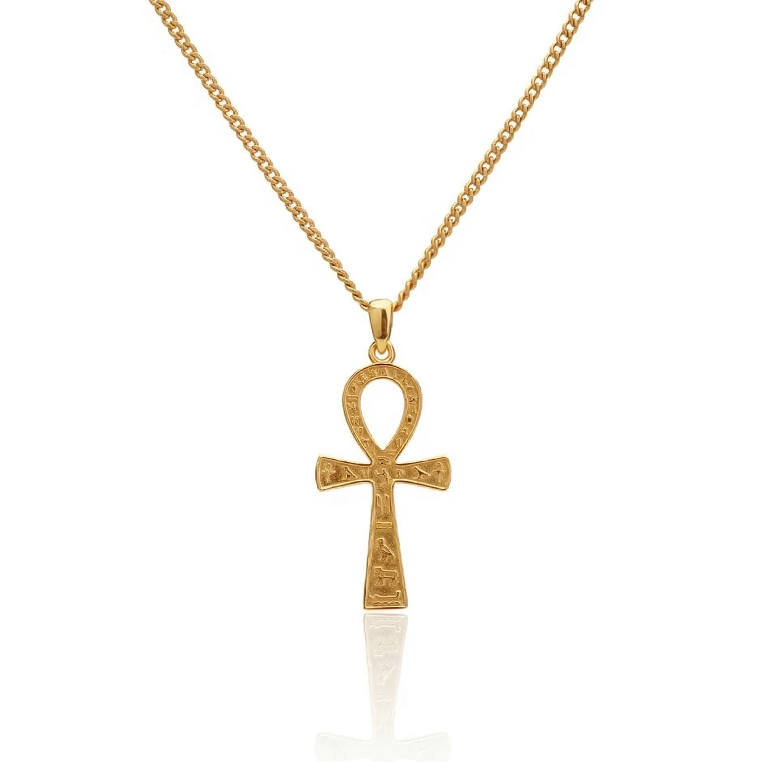 gold ankh necklace for men