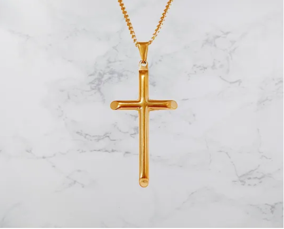 Can Men Wear Jewelry in the Bible? - Exploring the Biblical Perspective 1 gold cross pendant