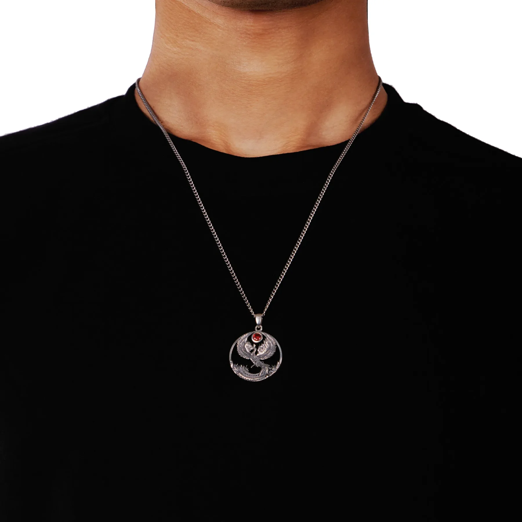 phoenix bird pendant