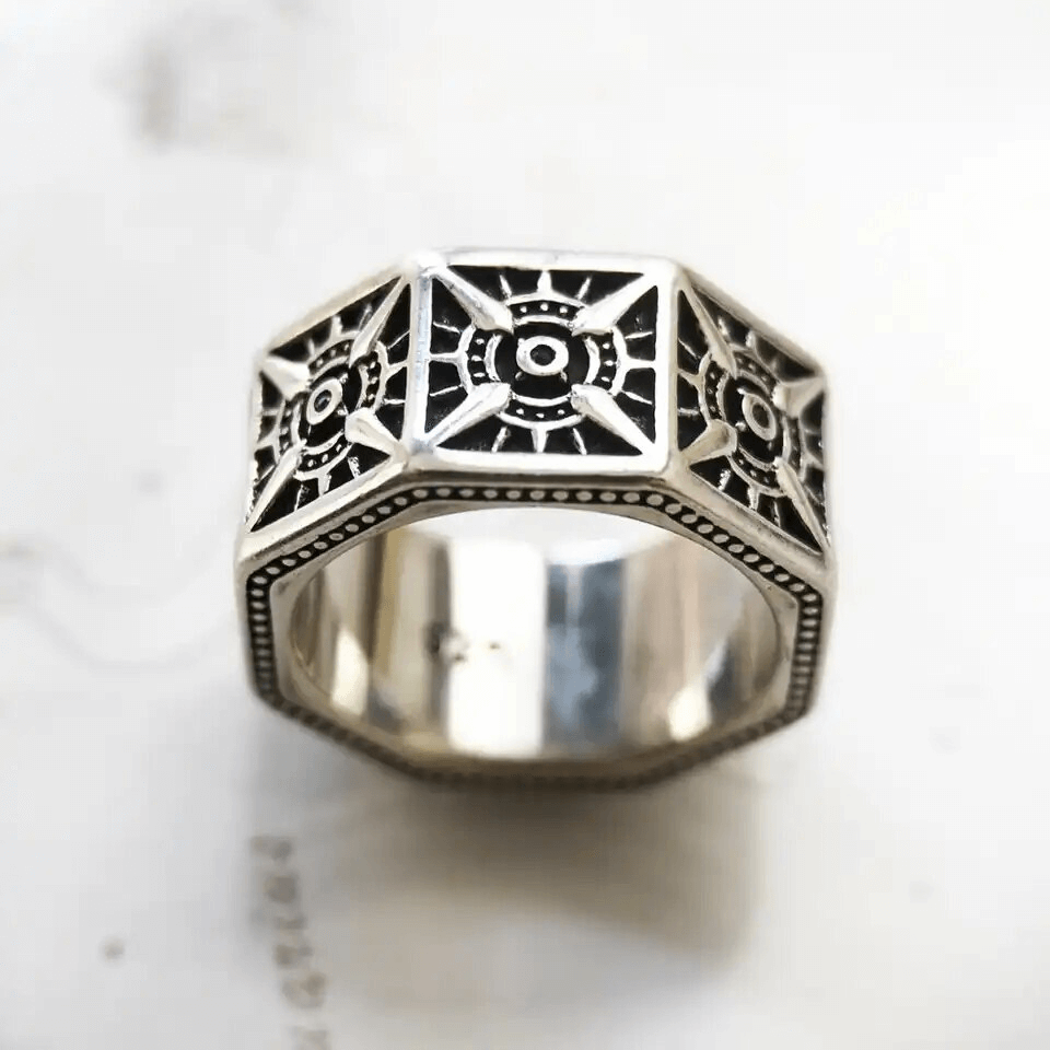 silver prism ring