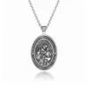 Silver St Anthony Necklace