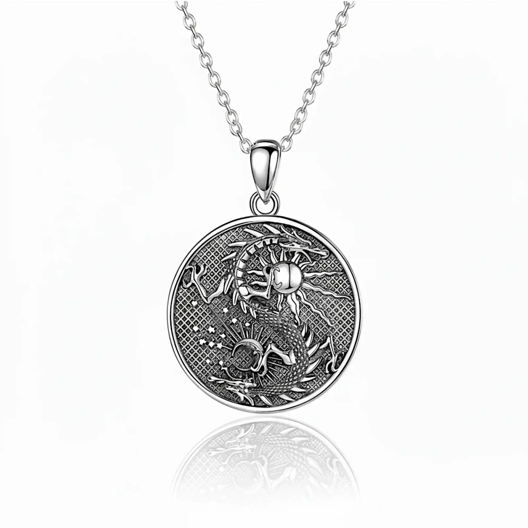 zodiac dragon pendant necklace