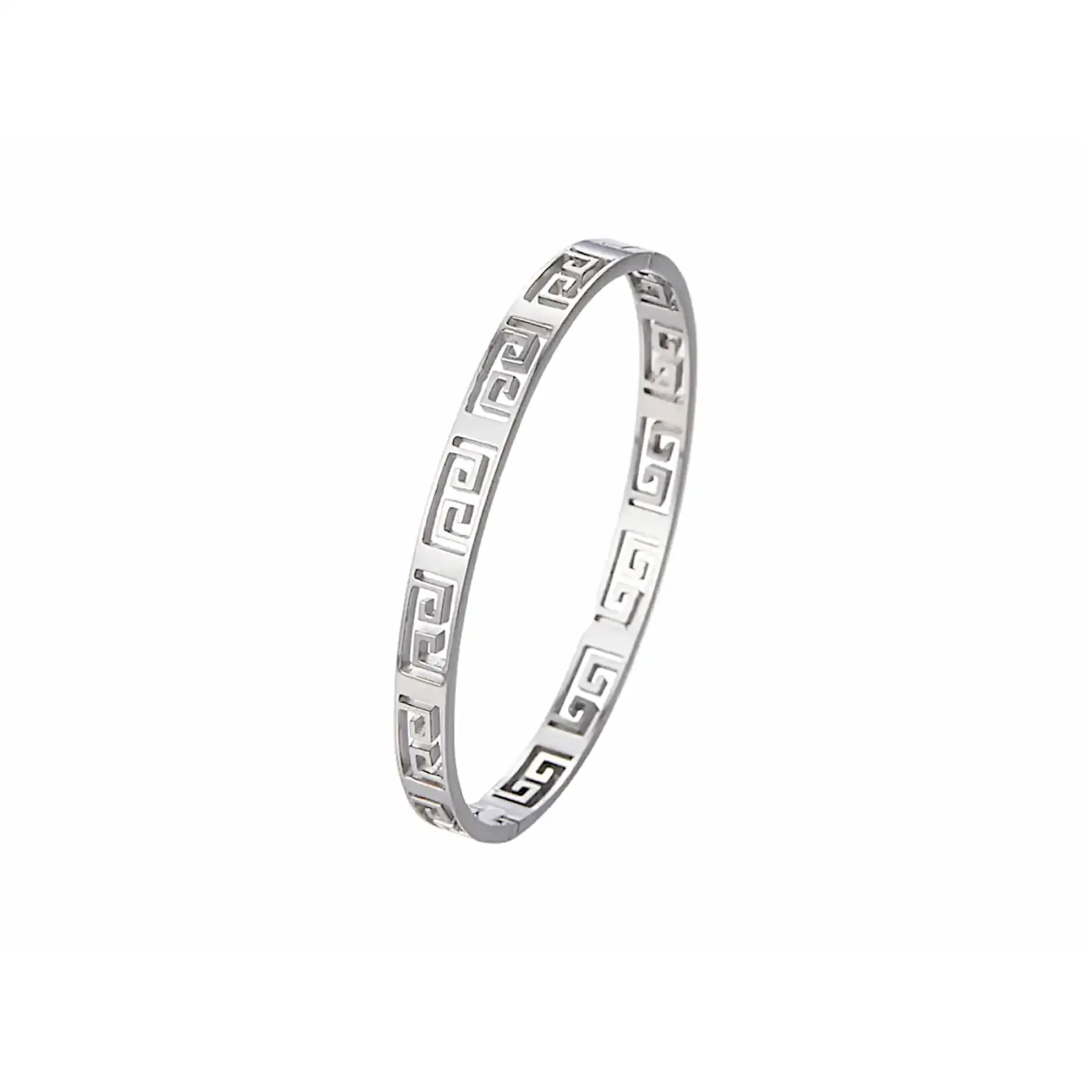 Greek Silver Bangle