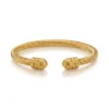 Knight's Gold Cable Cuff Bracelet