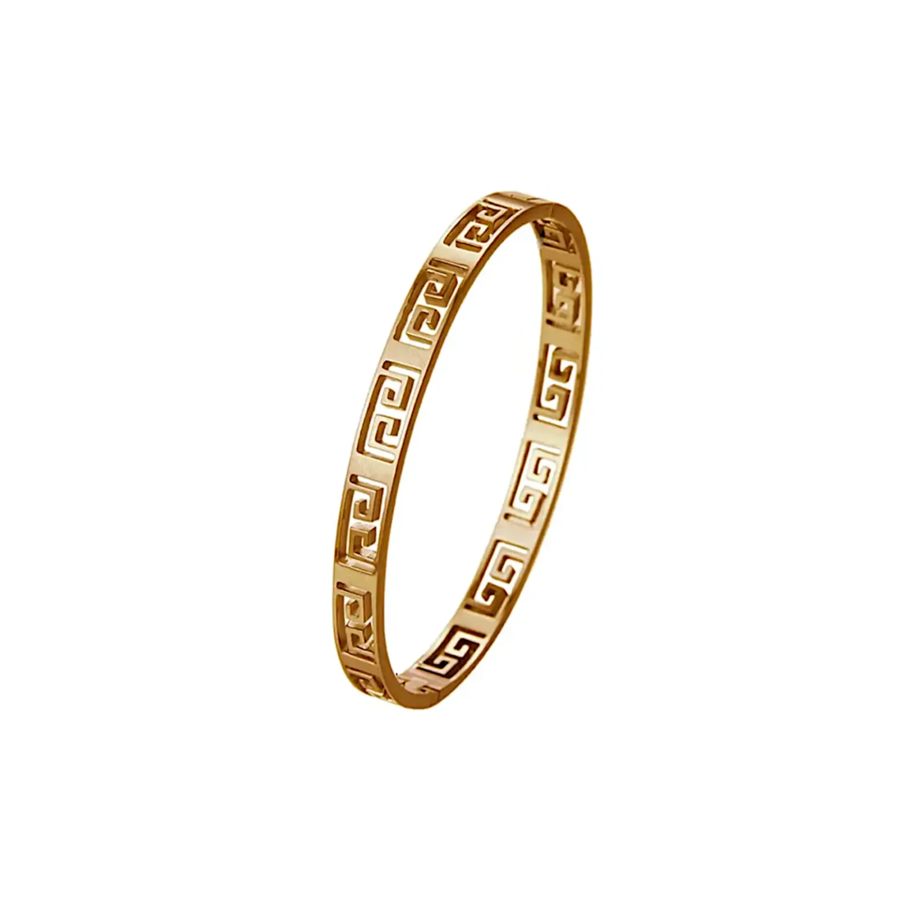 gold greek bangle