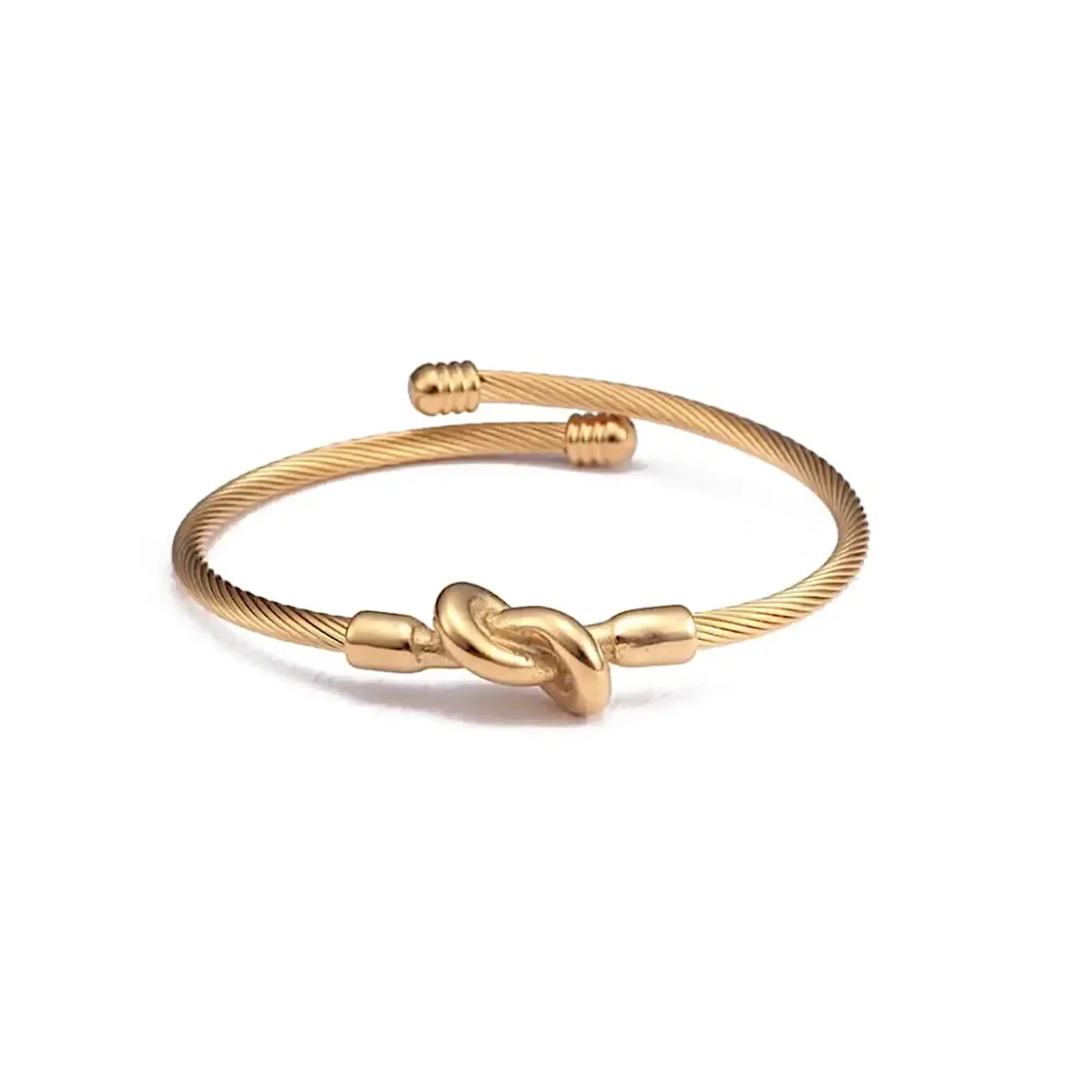 gold infinity bangle