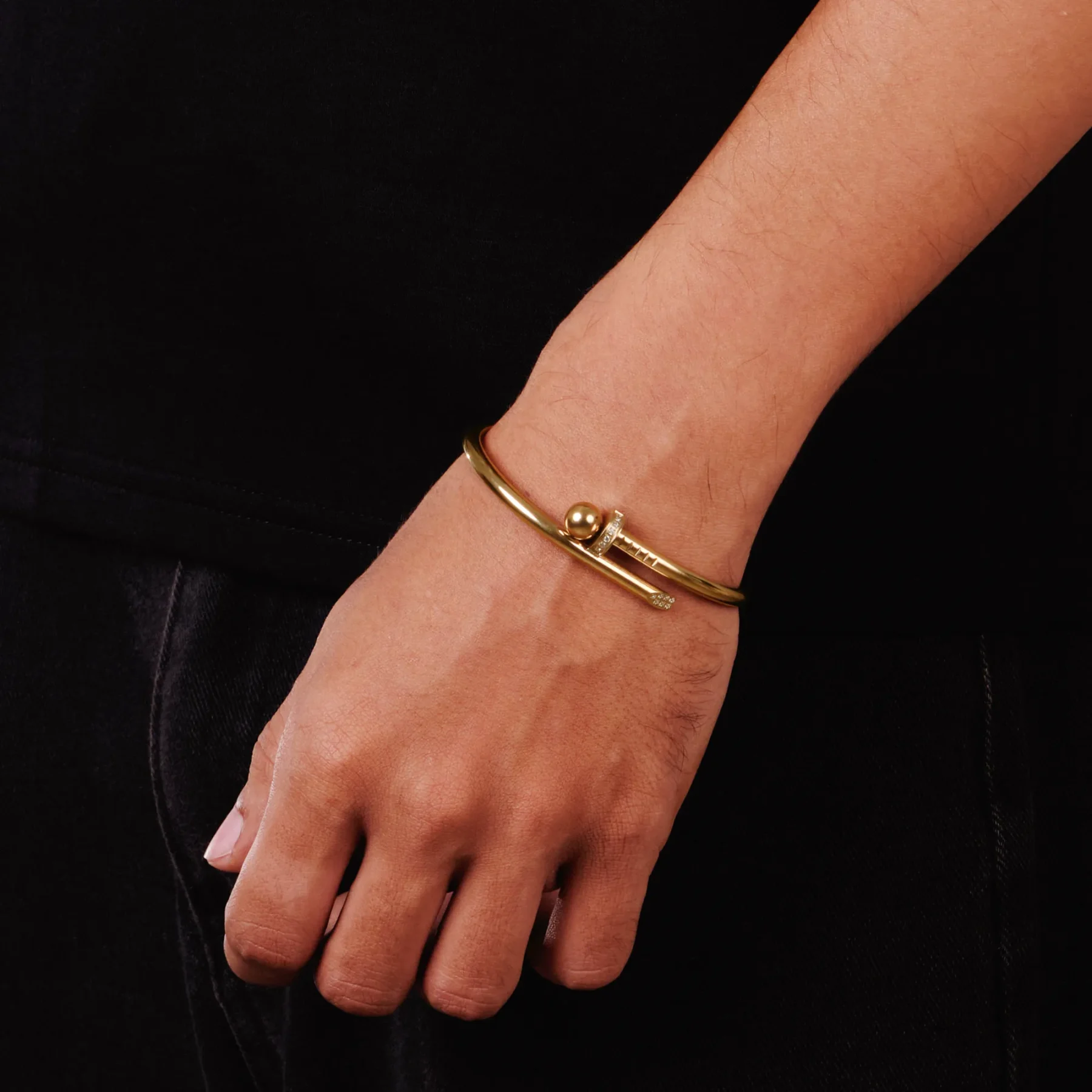 gold regal bangle bracelet