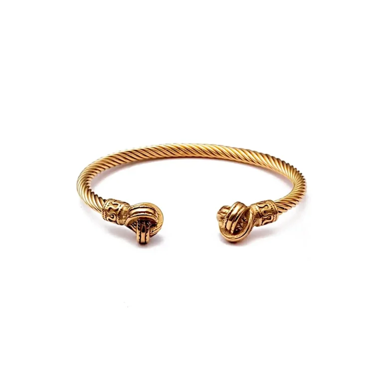 mens gold bangle bracelet