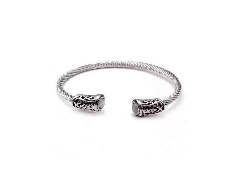 silver royal bangle