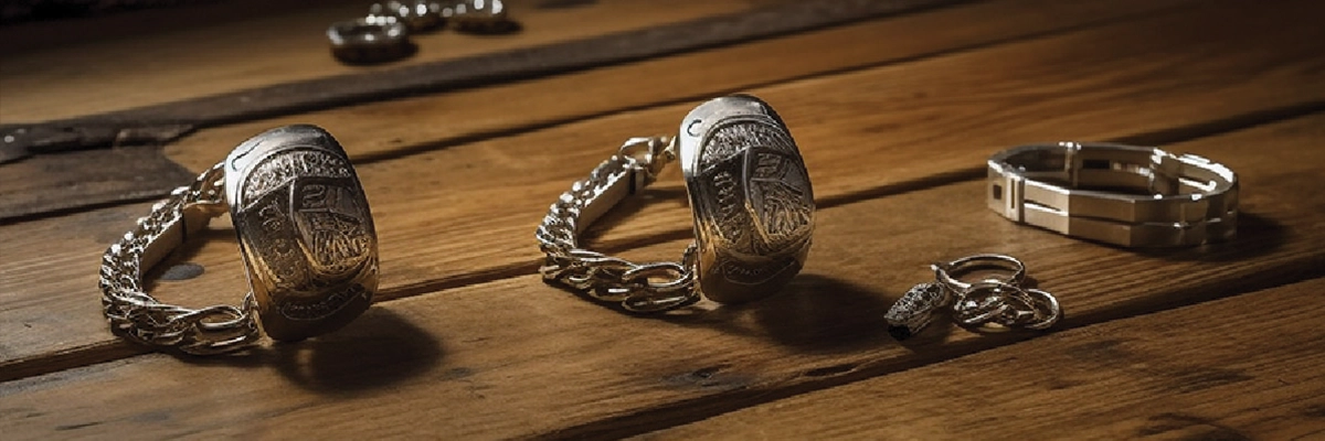 About Us 3 vintage silver cufflinks