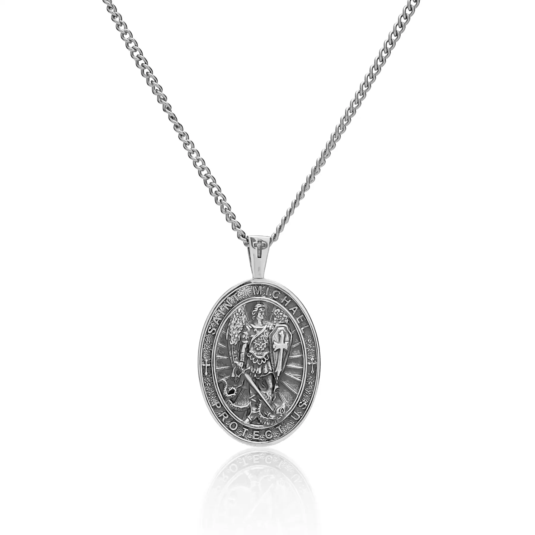Saint Michael Protect Us Pendant