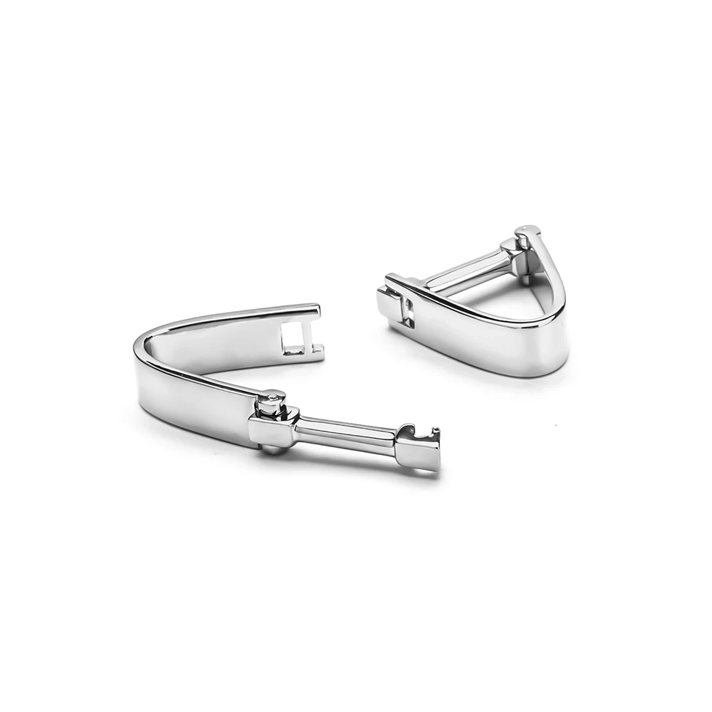 silver clip cufflinks