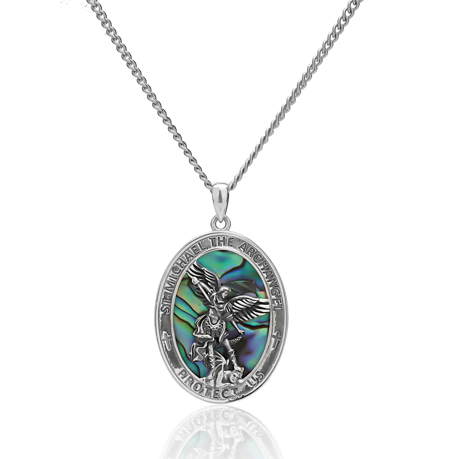 St Michael Protect Us Pendant