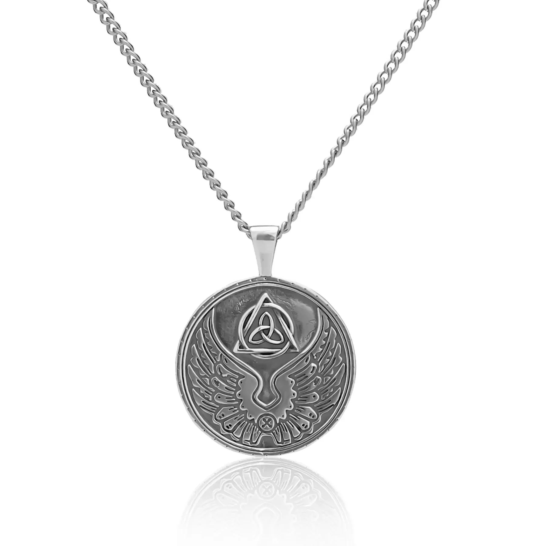 Archangel Michael Pendant Silver