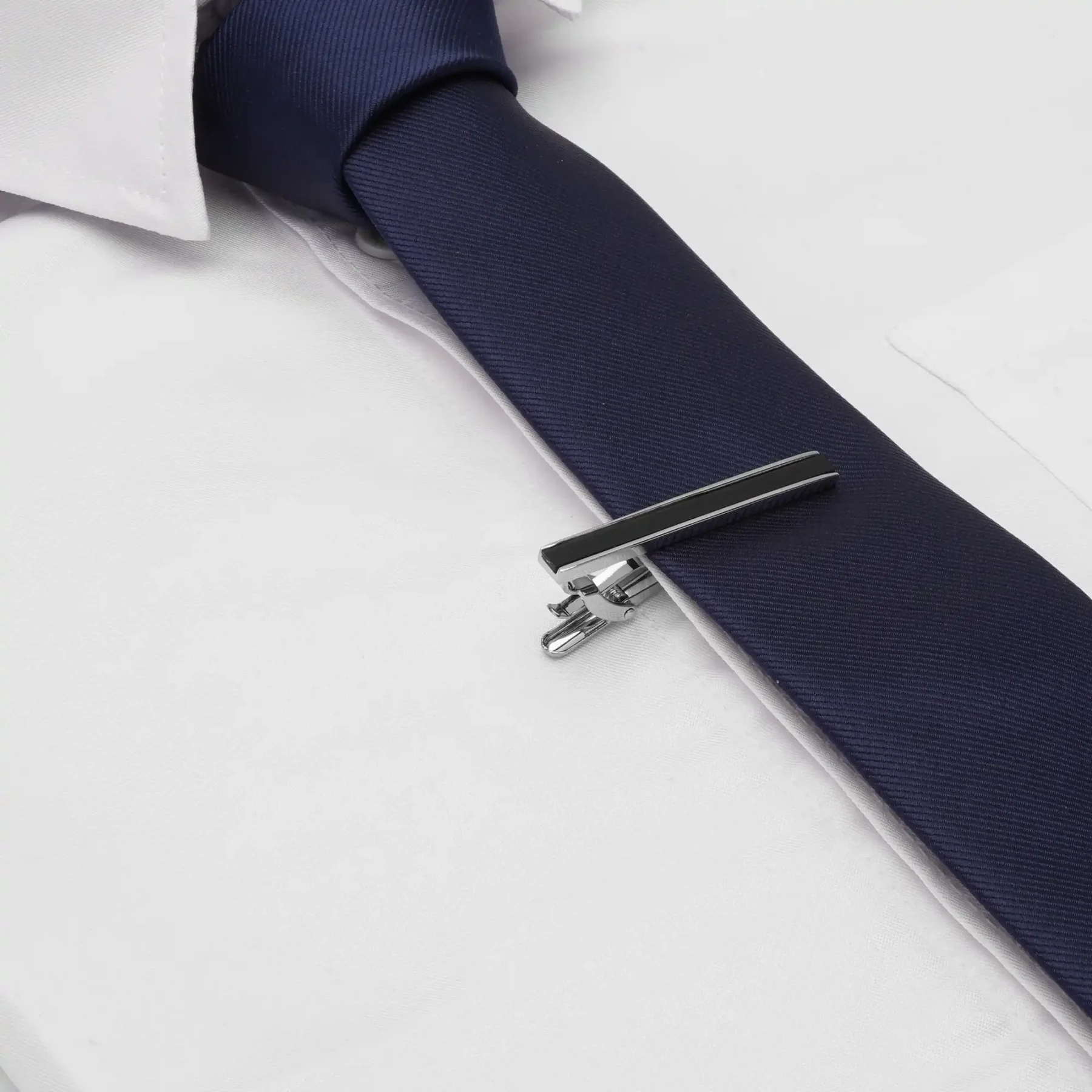 vintage black tie clip