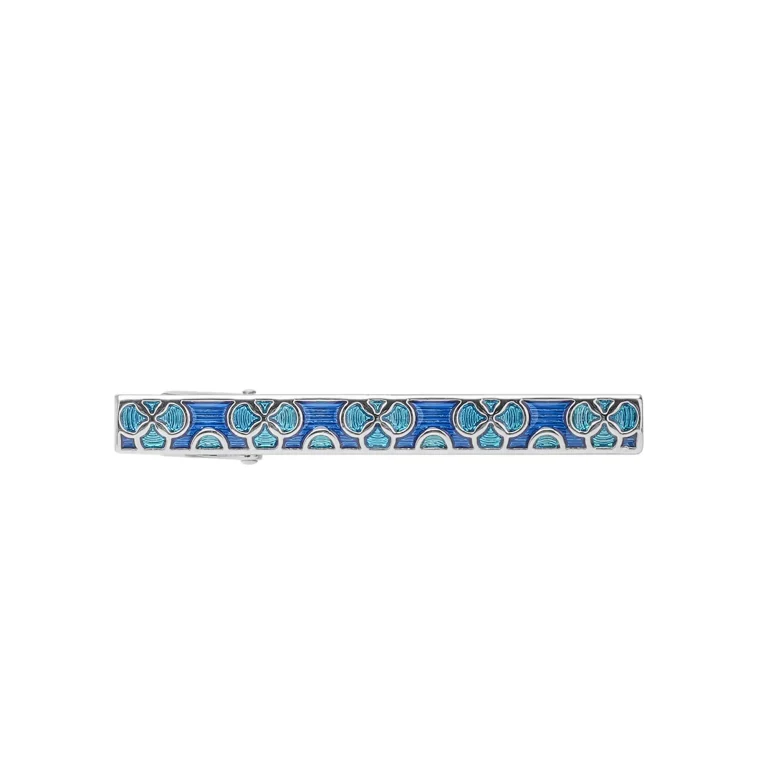 blue clover tie clip