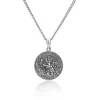 Round Saint Christopher Pendant