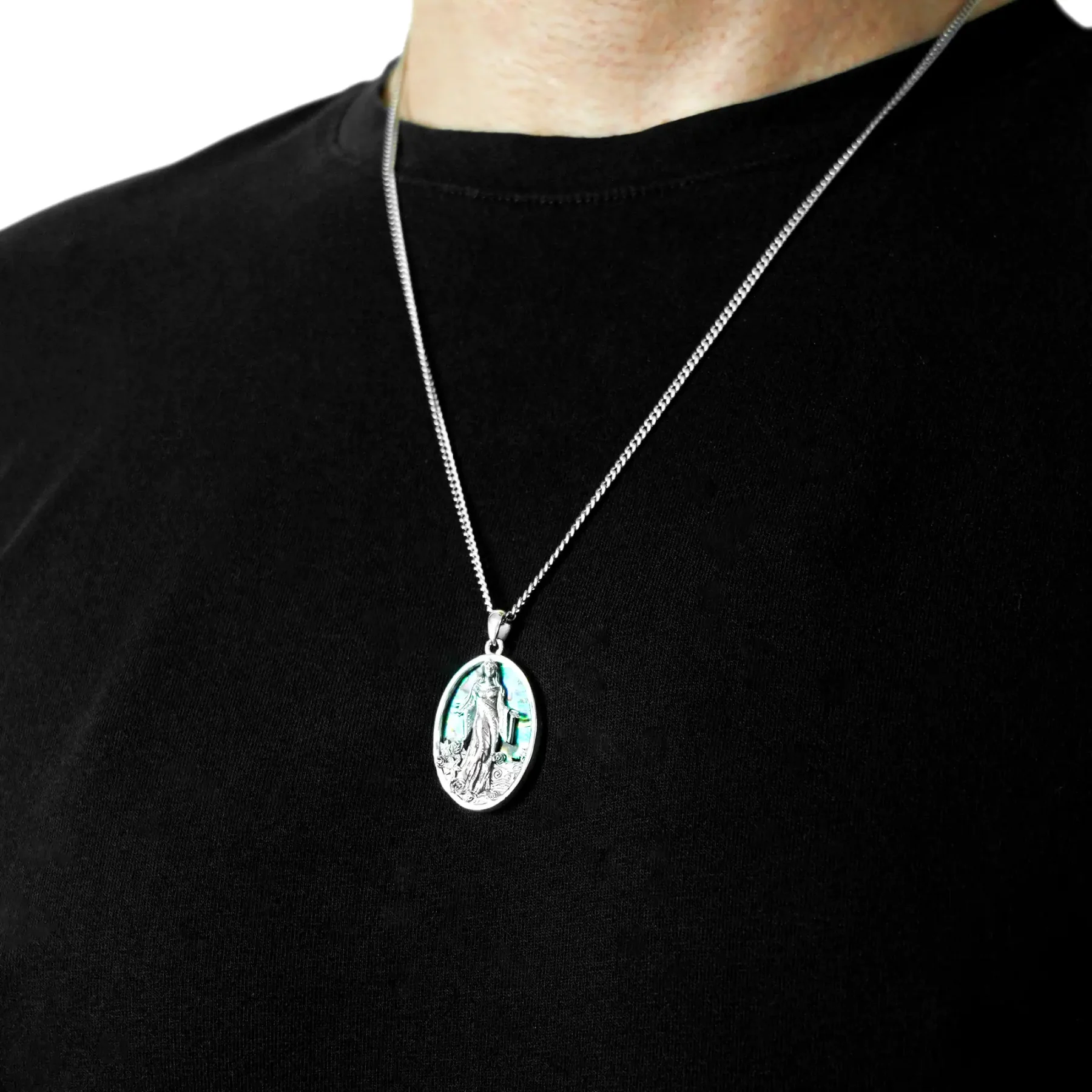 Silver Sea Goddess Lemanja Necklace