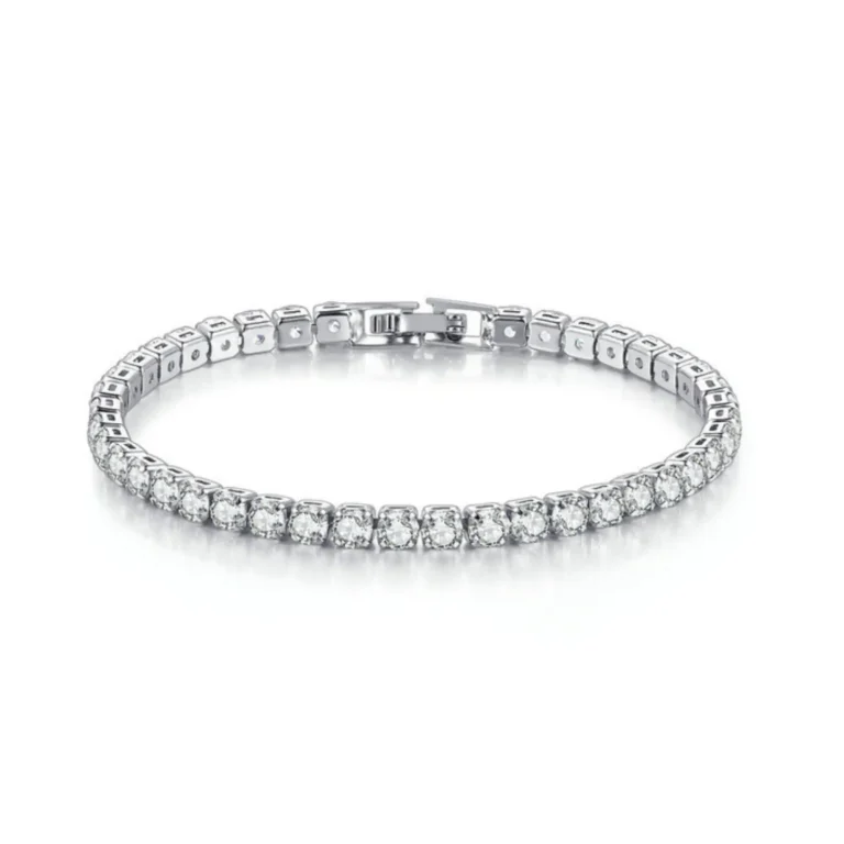 5mm Silver Tennis Bracelet