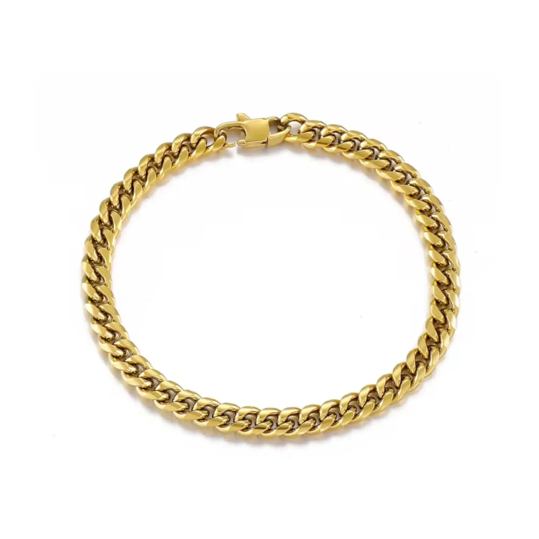 gold cuban bracelet