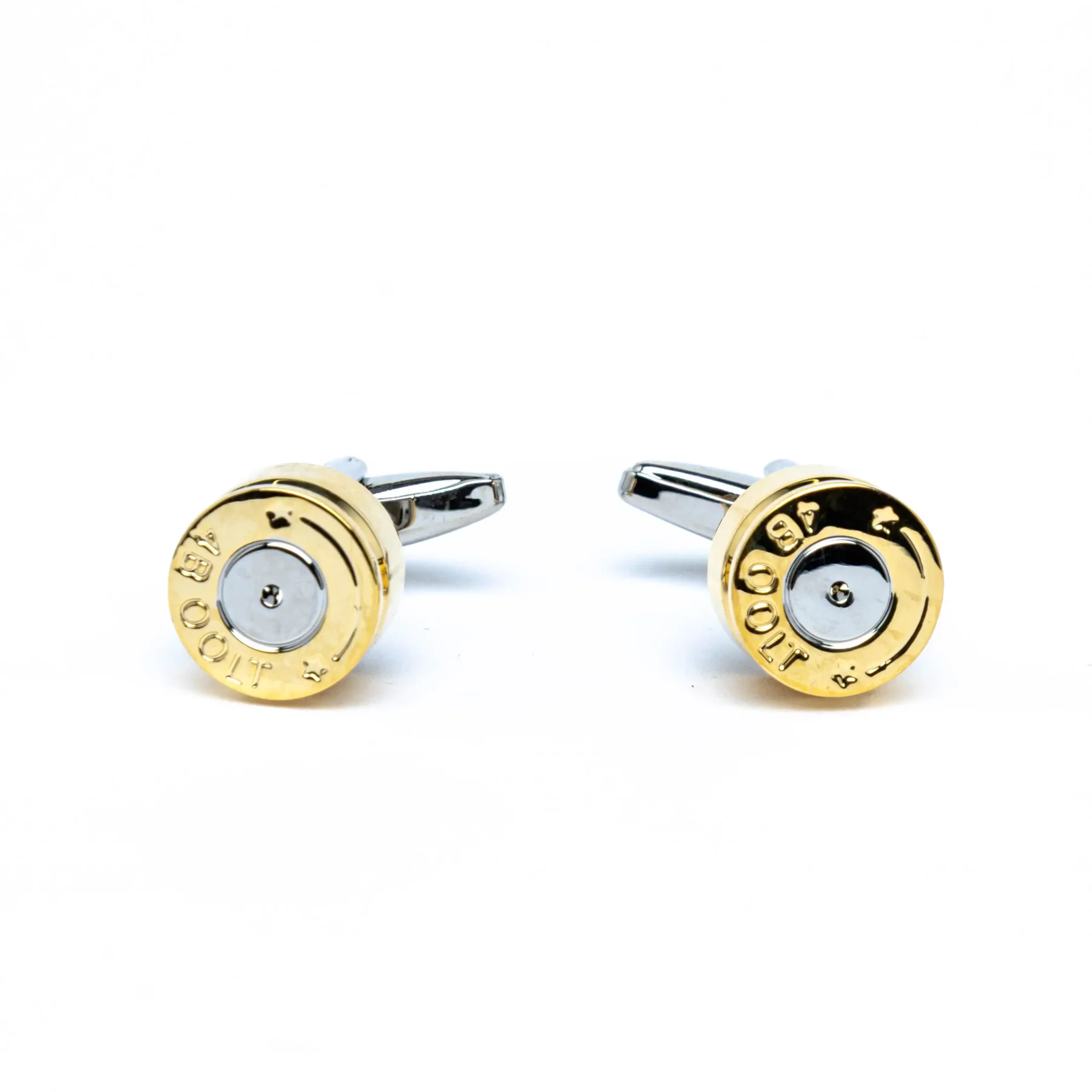 Silver bullet cufflinks