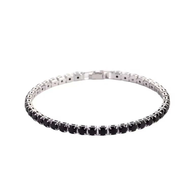 black tennis bracelet