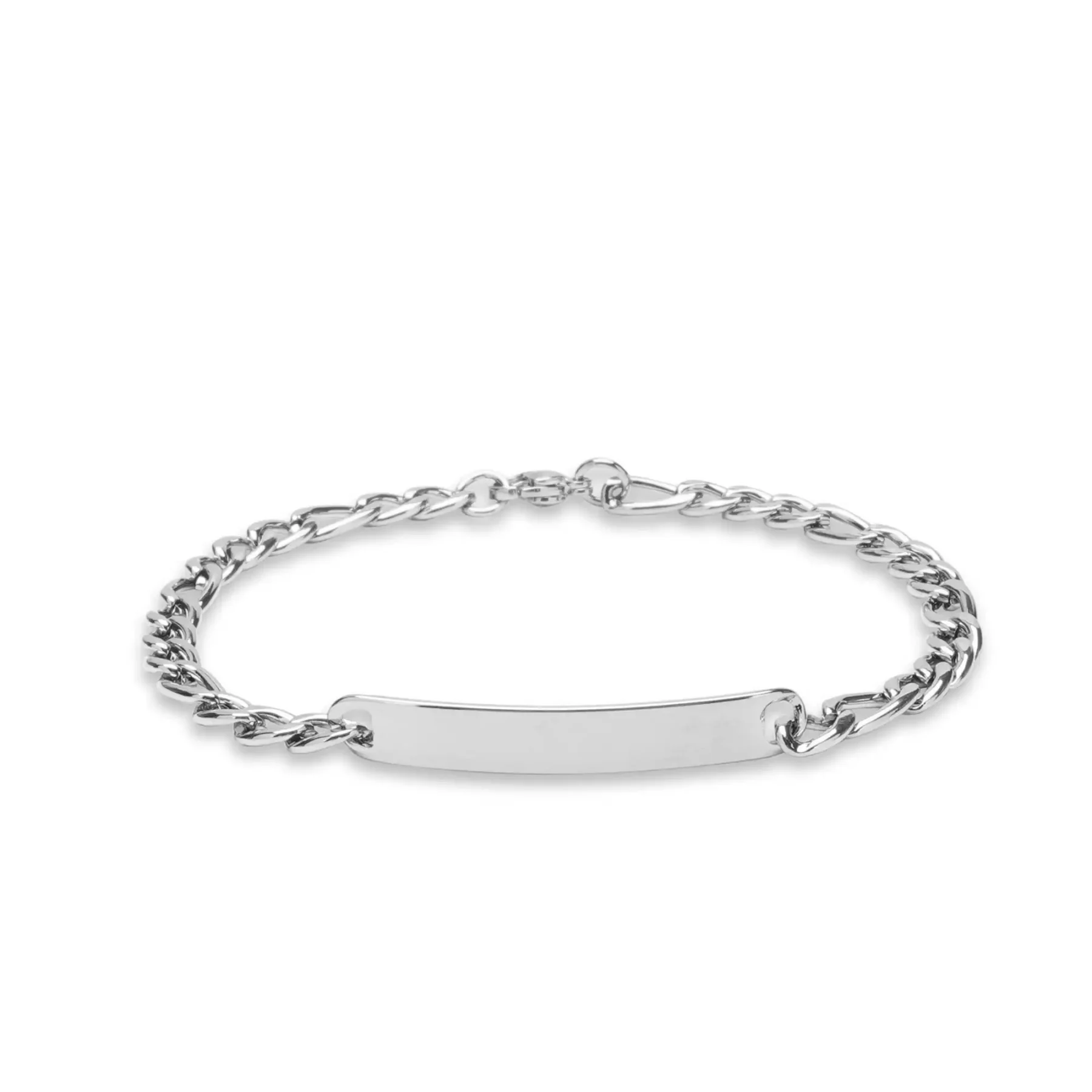 silver bar bracelet
