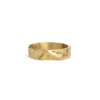 Gold Textured Ring
