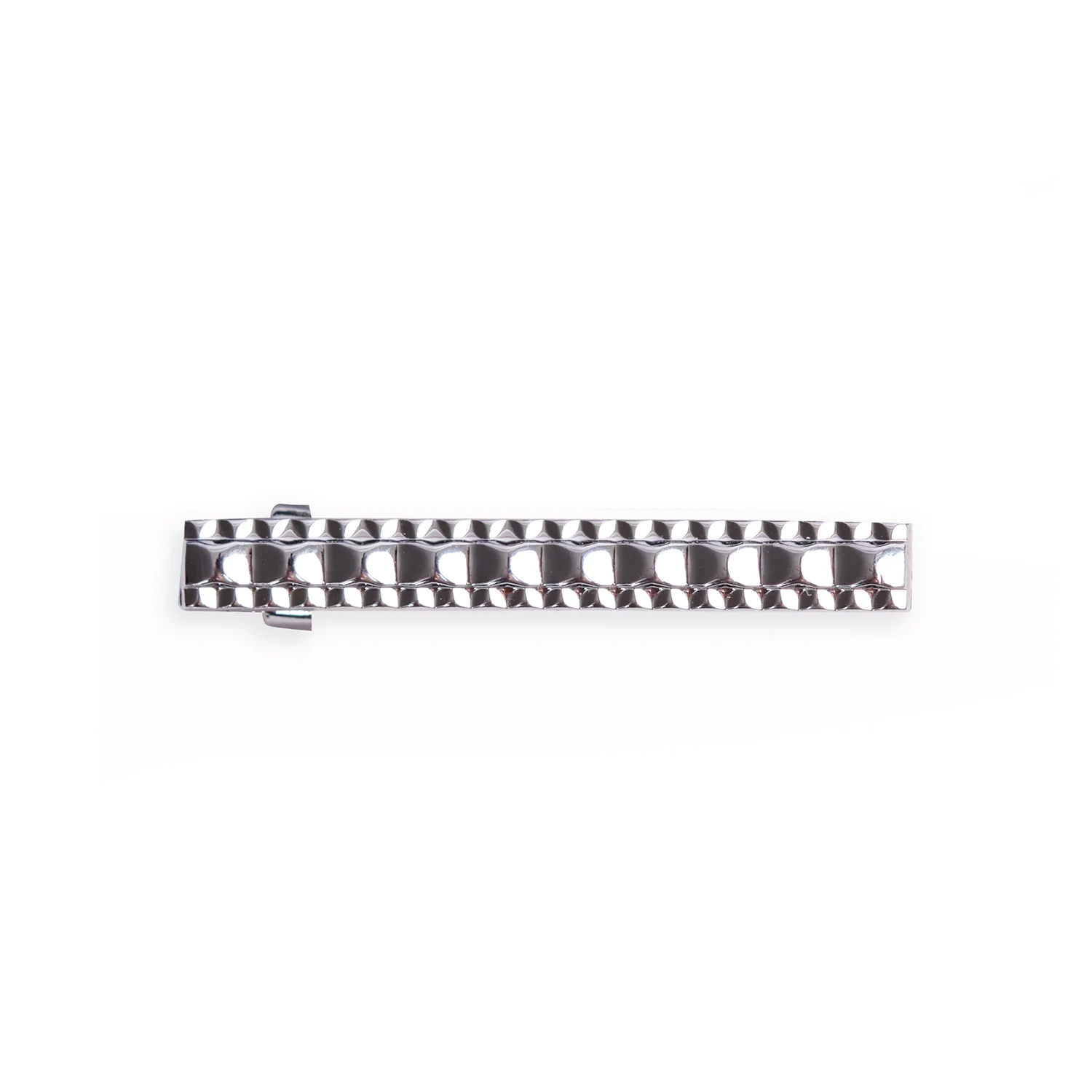 Argent rivet tie clip