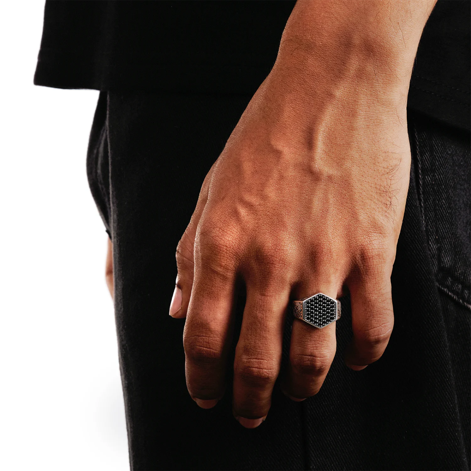 Hexa Tessera Signet ring model