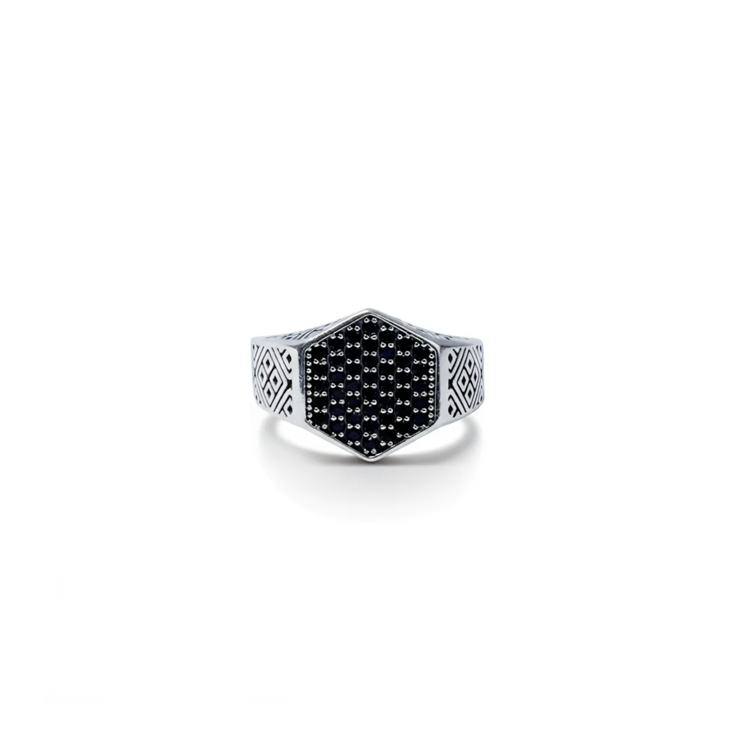Hexa Tessera Signet ring