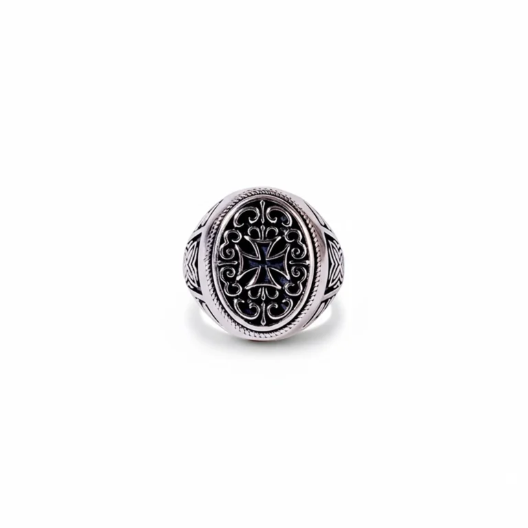 Maltese Cross Signet Ring