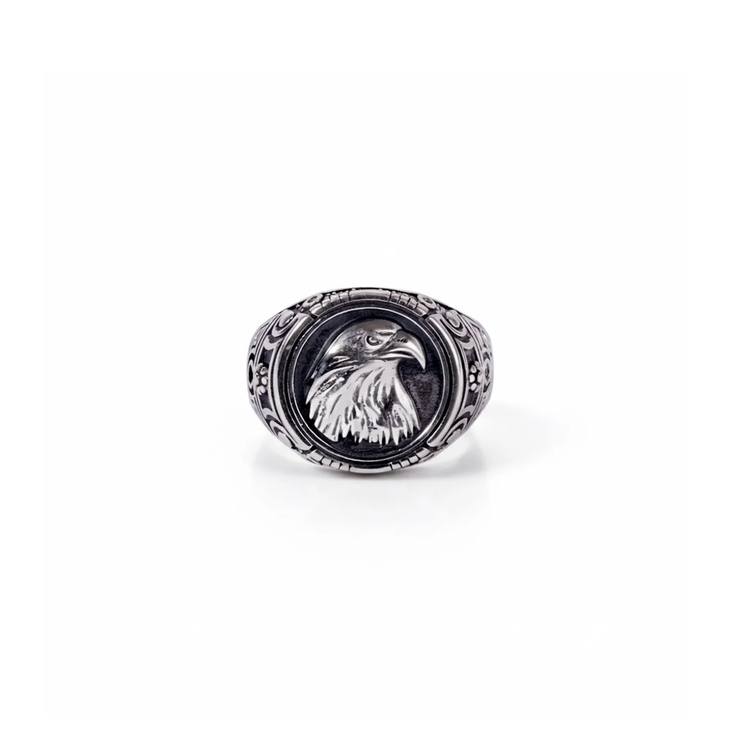 silver eagle ring