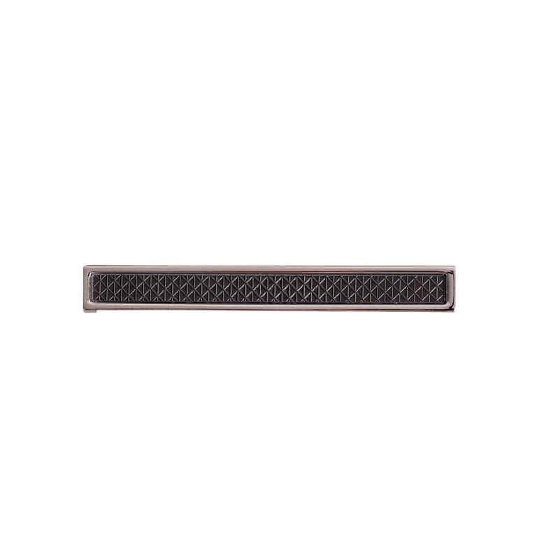 black silver tie bar